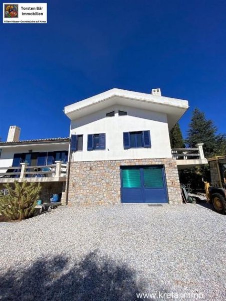 Drapanos Kreta, Drapanos, Grosszügige Villa im eigenen Park mit Panorama Meerblick Haus kaufen